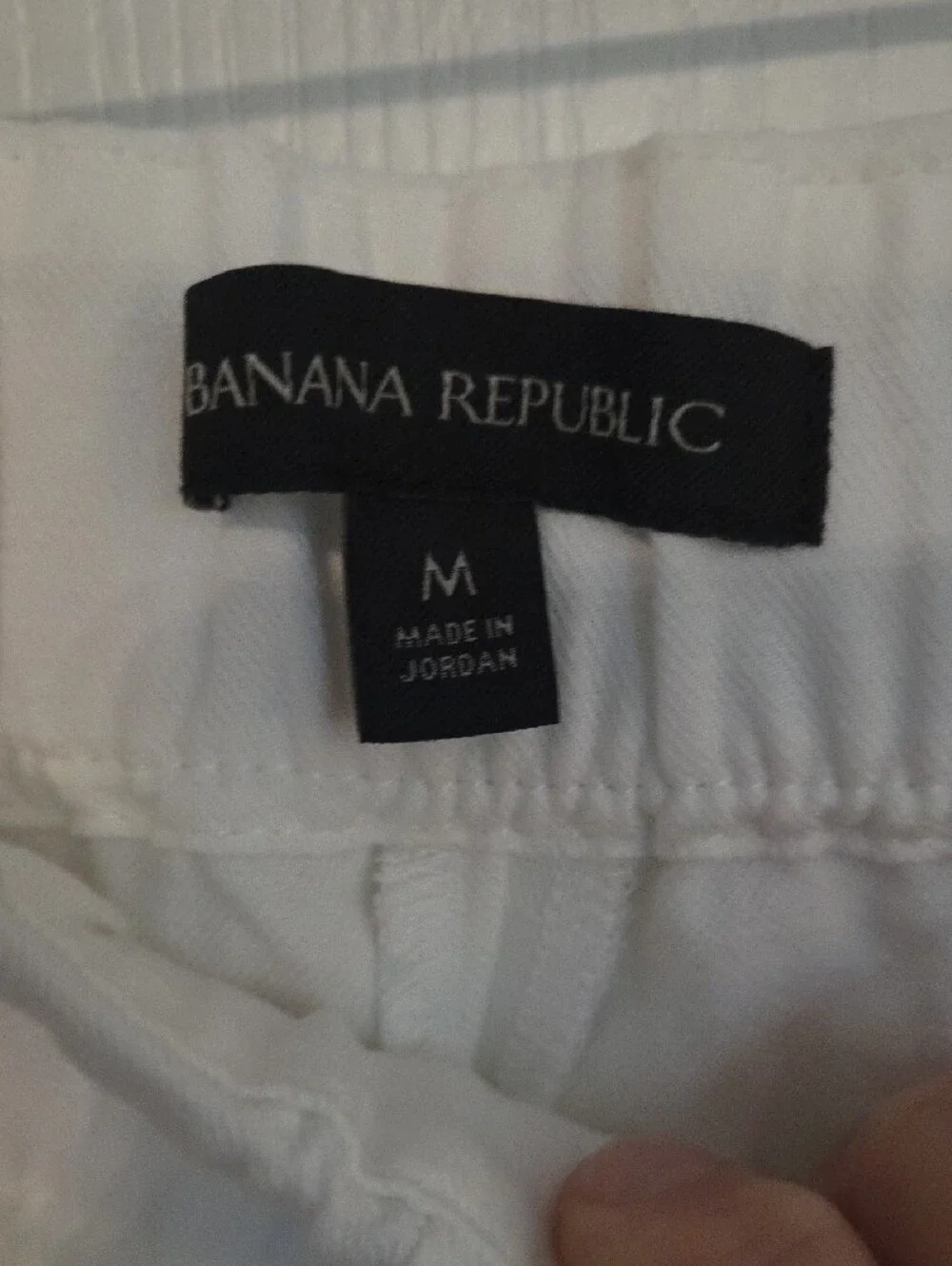 Banana Republic Cream Wide-Leg Linen-Blend Pants
